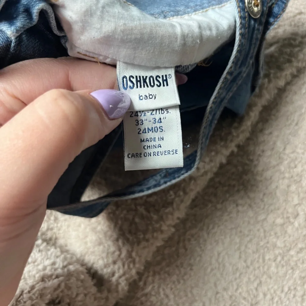 B73 Vintage PINK TAG OshKosh B'Gosh Denim Shortalls